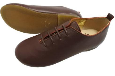 【かぼちゃの馬車CA-15 ボルドー】ころんと靴紐シューズ